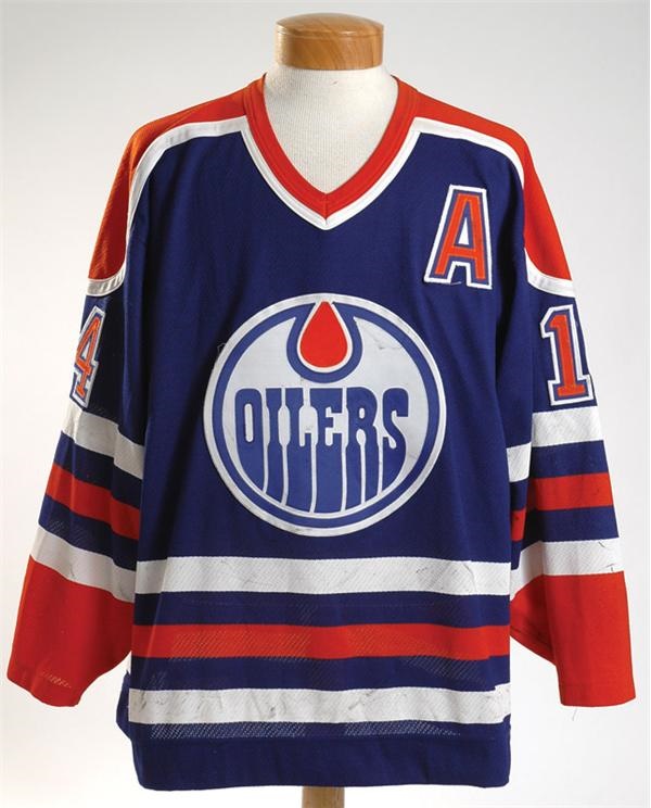 1990-91 Craig MacTavish Game Worn Edmonton Oilers Jersey