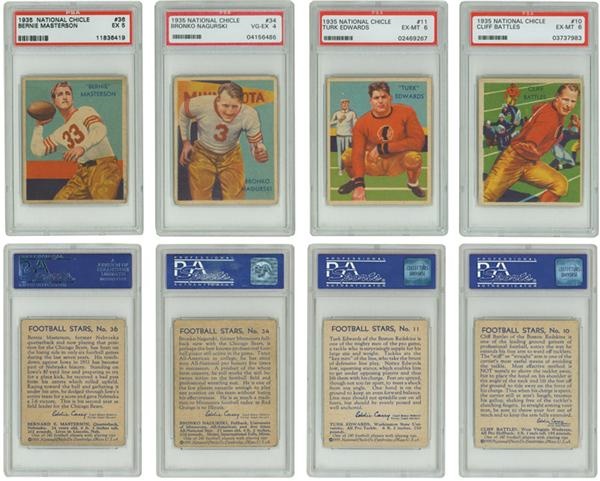 - 1935 National Chicle Complete Set of 36 All PSA Graded