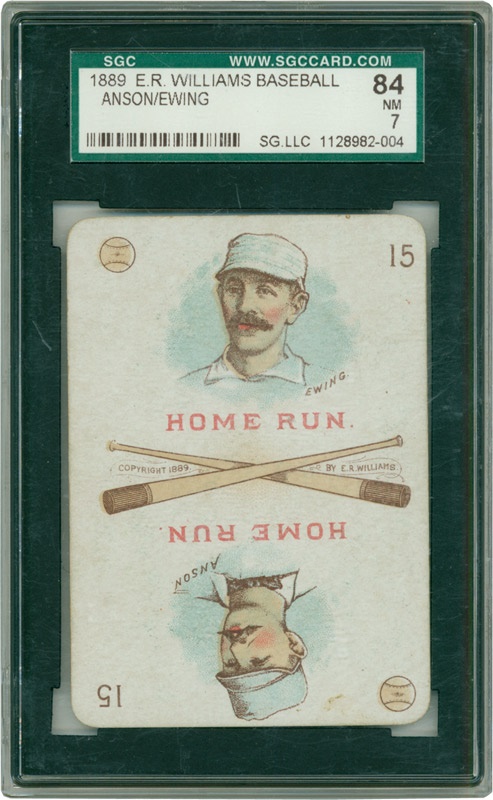 - 1889 E.R. Williams Baseball Anson/Ewing SGC 84 NM 7 (1 of 1)