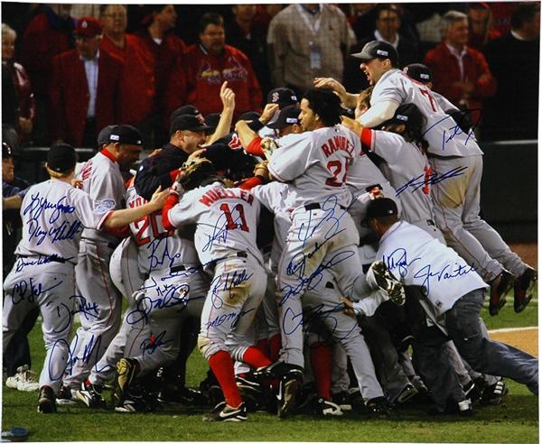 Boston Sports - 2004 Boston Red Sox World Champions Signed Photo