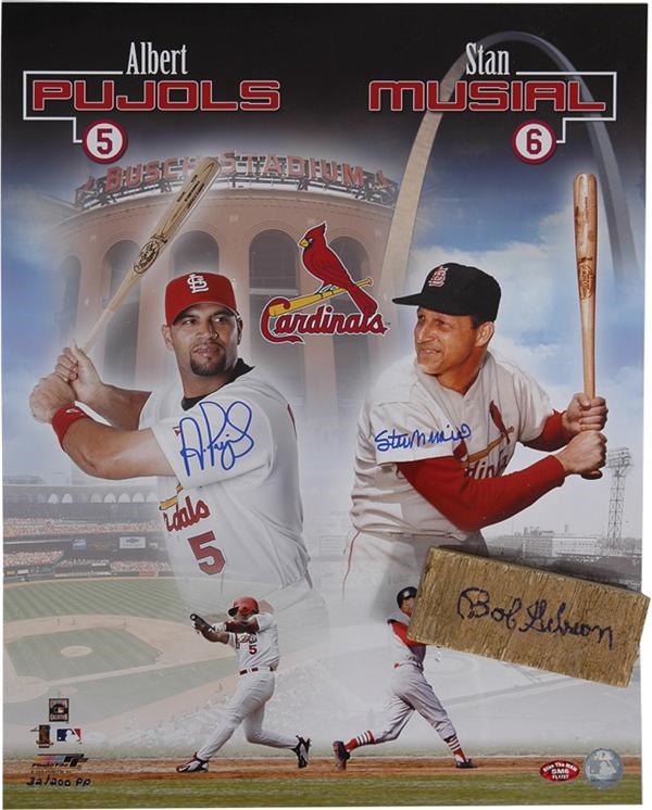 Cardinals Greats and Old Busch Stadium Collection (4)