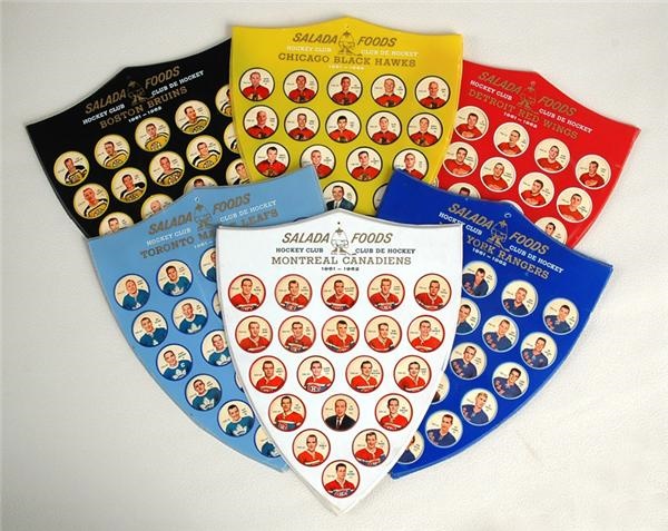 1961-62 Complete Sherriff Hockey Coin Set