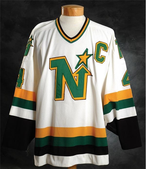 - 1987-88 Craig Hartsburg Minnesota North Stars Game Used Jersey