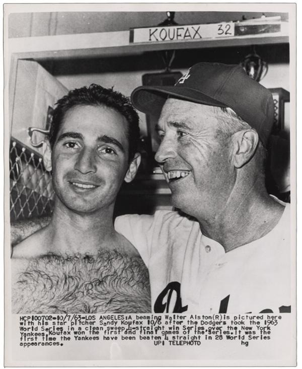 Sandy Koufax - Koufax’s Dodgers Beat Yankees Four Straight in 1963 World Series