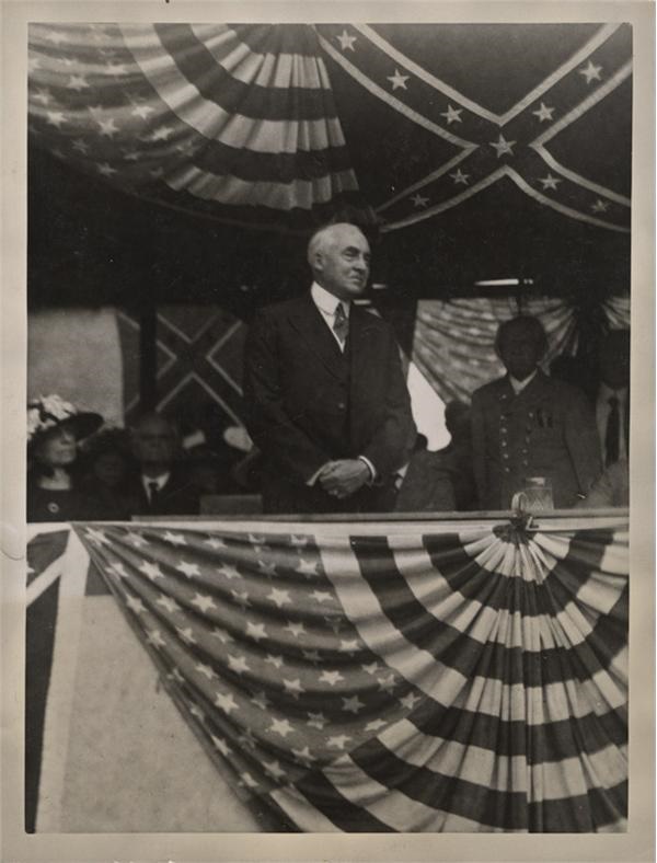 Presidential - KKK President Harding at Confederates War Memorial (1922)
