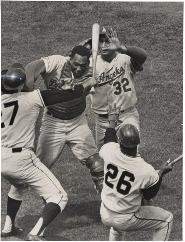 Modern Baseball - The Marichal-Roseboro Incident by Charles Doherty (1965)