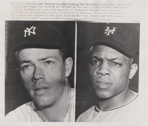 Say Hey Kid - Mays and McDougal Rookie of the Year (1951)