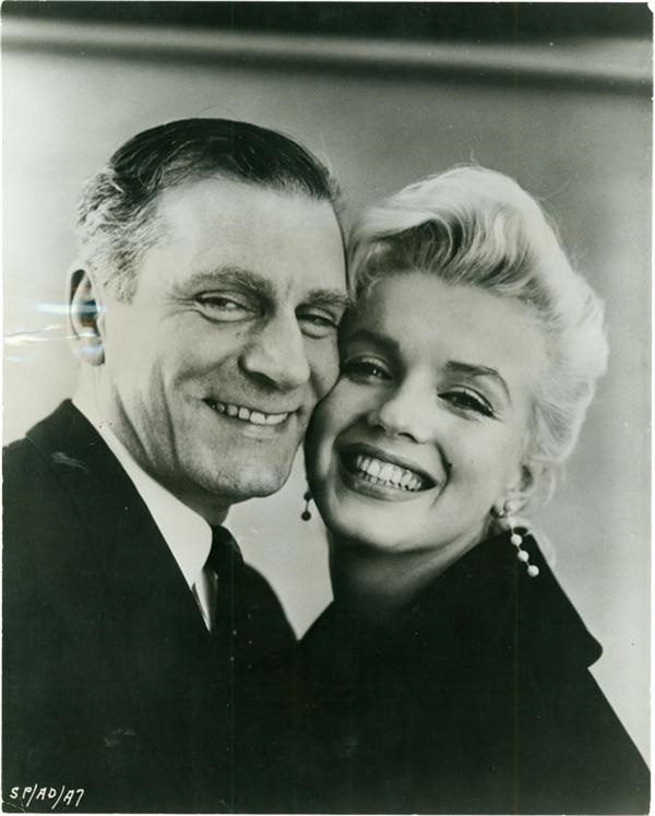 Marilyn Monroe and Laurence Olivier (1957)