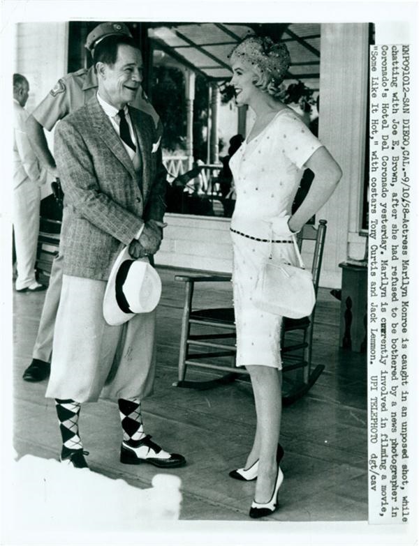 Marilyn Monroe and Joe E. Brown (1958)