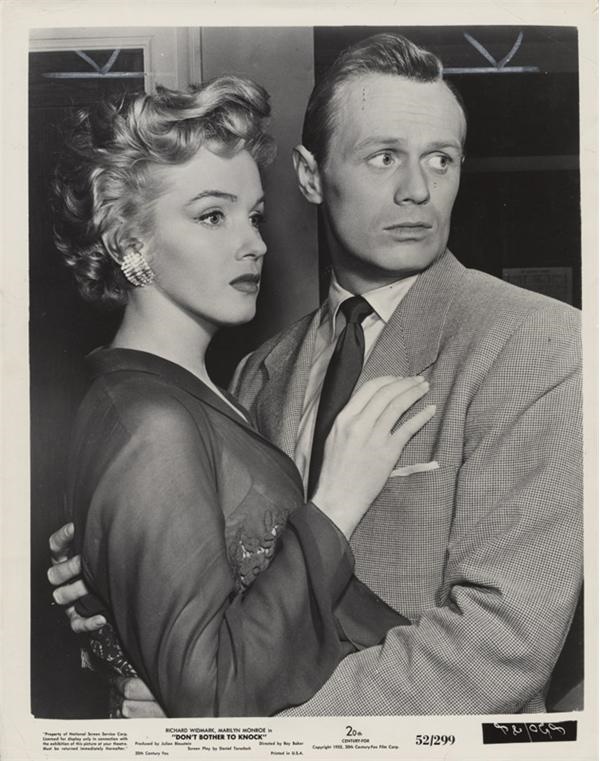 - Marilyn Monroe and Richard Widmark in Don’t Bother to Knock (1952)