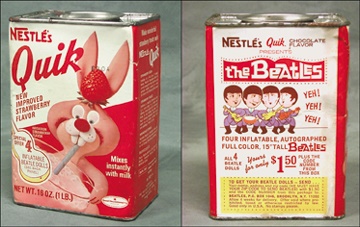 - 1966 The Beatles Nestle Quik Container