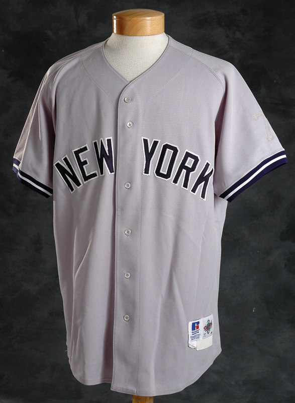 NY Yankees, Giants & Mets - 1995 Bernie Williams Game Worn Jersey