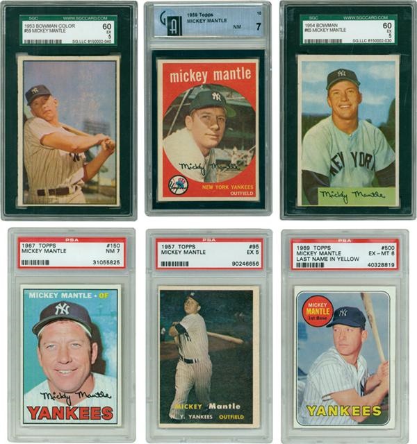 - Collection of Mickey Mantle Cards (12)
