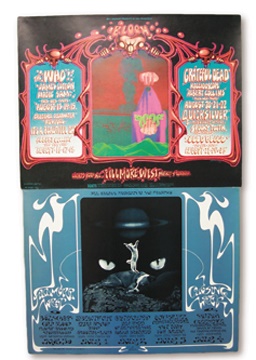 - Large Format Fillmore Posters (4)