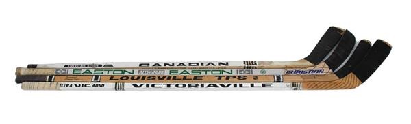 Hockey Equipment - NHL Super Star Game Used Hockey Sticks (4)