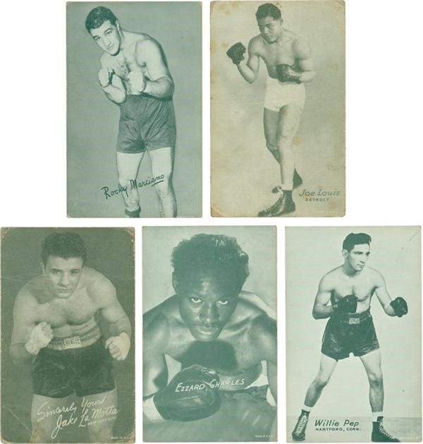 Boxing Card Collection of (127) Featuring  (94) 1948 Leaf Cards