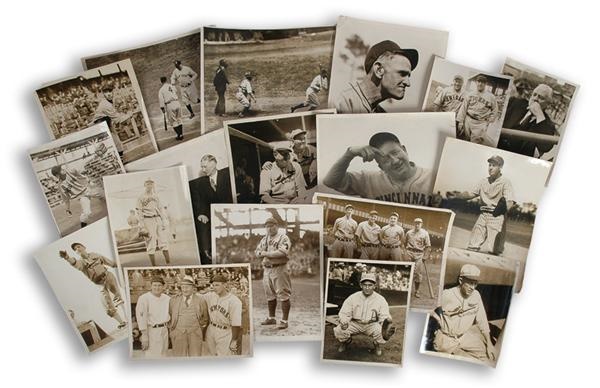 - Collection Of 60+ Wire Photos With Babe Ruth, G.C. Alexander and Hack Wilson