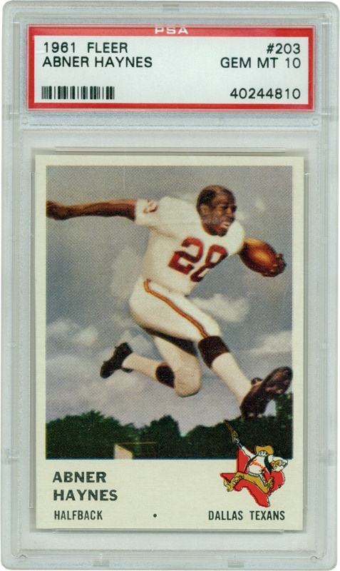 Sports and Non Sports Cards - 1961 Fleer # 203 Abner Haynes PSA 10 GEM MINT 1 of 2