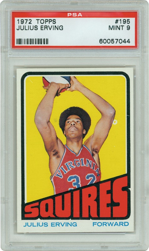 Sports and Non Sports Cards - 1972 Topps # 195 Julius Erving PSA 9 MINT