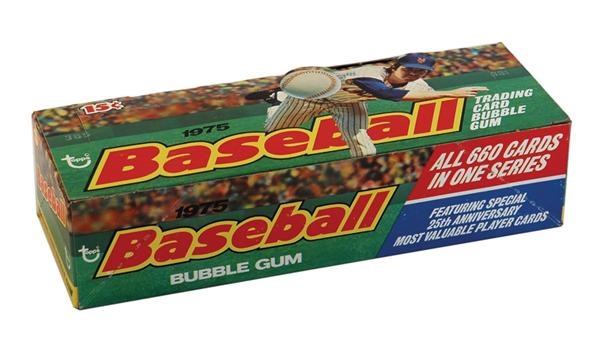 Unopened Material - GEM MINT 1975 Topps Mini Wax Box