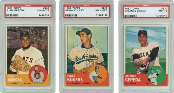 - High Grade 1963 Topps Set With (96 PSA Graded Cards)