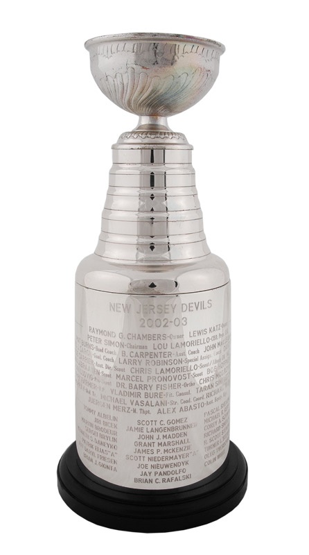 - 2002 / 2003 New Jersey Devils Stanley Cup Trophy