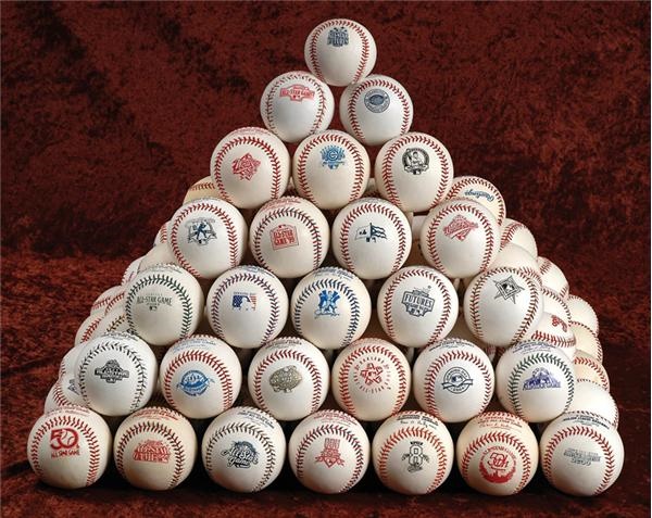 Ernie Davis - Collection of Special Event Baseballs (84)