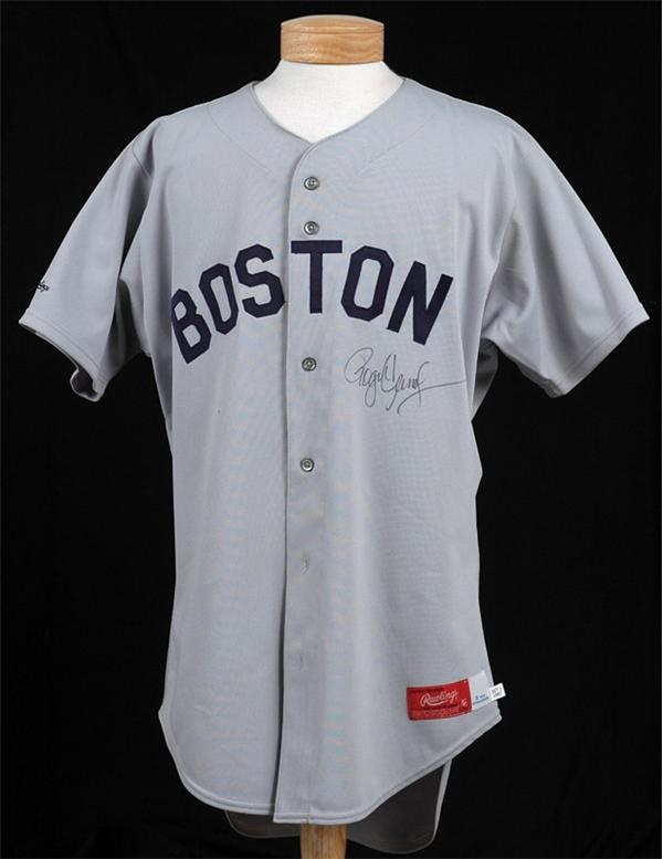 Boston Sports - 1987 Roger Clemens Game Worn Boston Red Sox Jersey