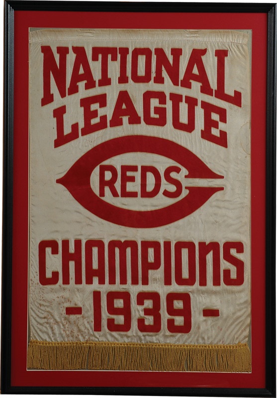 - 1939 Cincinnati Reds National League Champions Banner