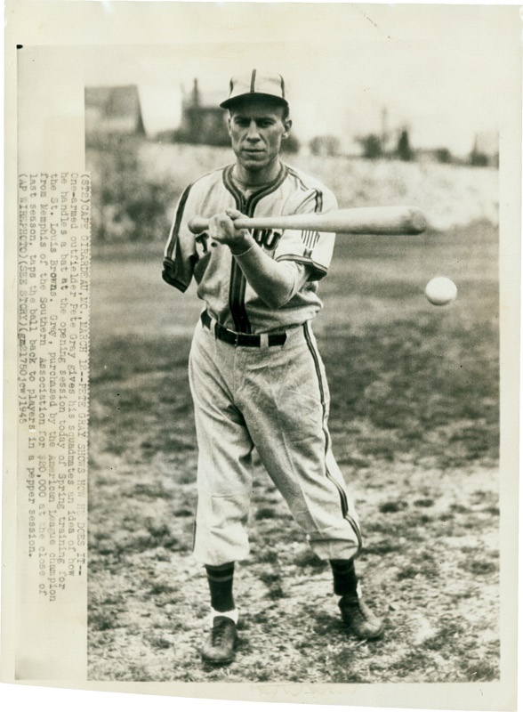The National Pastime - Pete Gray in St. Louis Brown&#39;s Spring Training (1945)