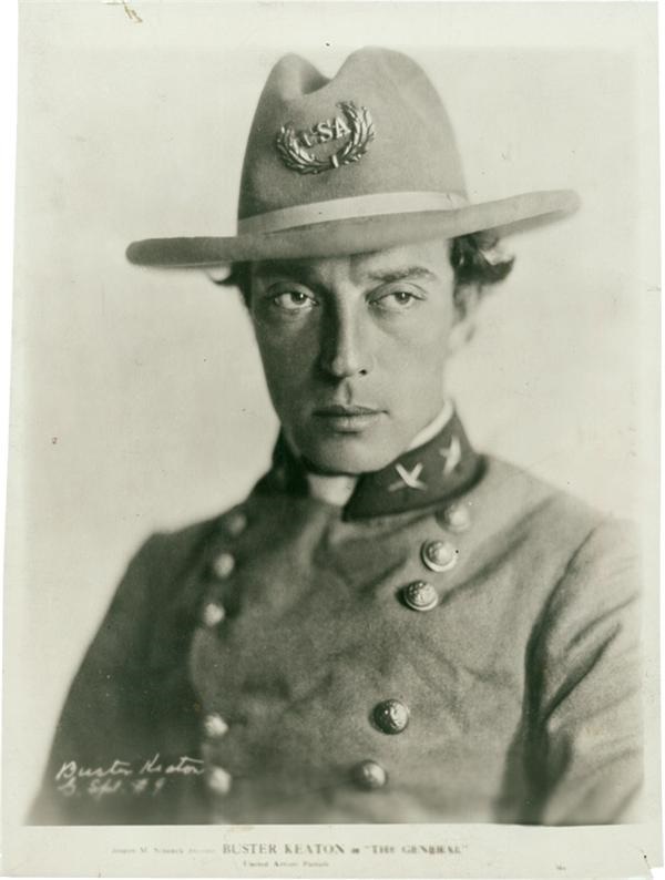 - Buster Keaton in <i>The General</i> (1927)
