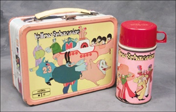 The Beatles - The Beatles Yellow Submarine Lunch Box and Thermos