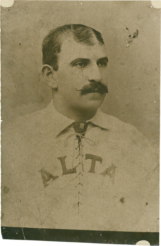 Pacific Coast League - Mike Fisher 1884 Alta Cabinet Photo and more (4)