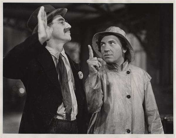 - Groucho and Chico in  <i>At the Circus</i> (1939)