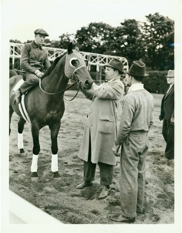 Horse Racing - Seabiscuit Gets Ready for War Admiral (1938)