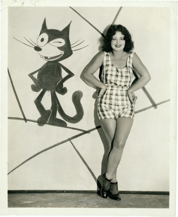 Clara Bow with Felix the Cat (1929)