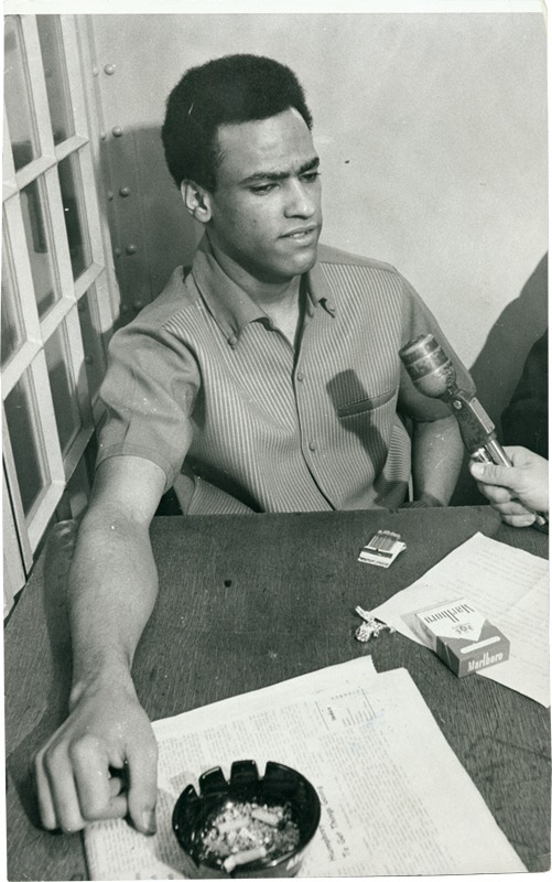 Photo-Matched - Huey Newton in Prison (1968)