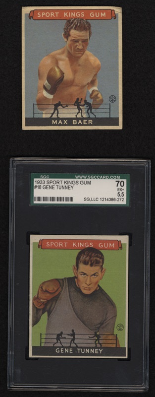 - 1933 Goudey Sport Kings Complete Set of 48 Including 32 Graded Cards
