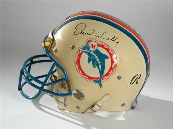 - David Woodley Game Worn Miami Dolphins Helmet