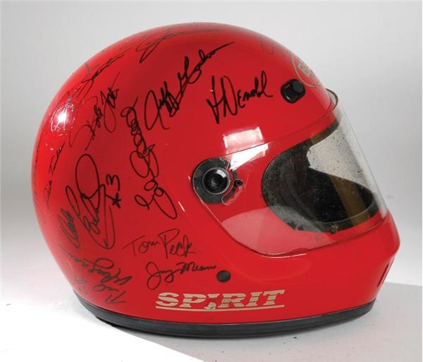 - NASCAR Helmet Autographed By 31 Greats
