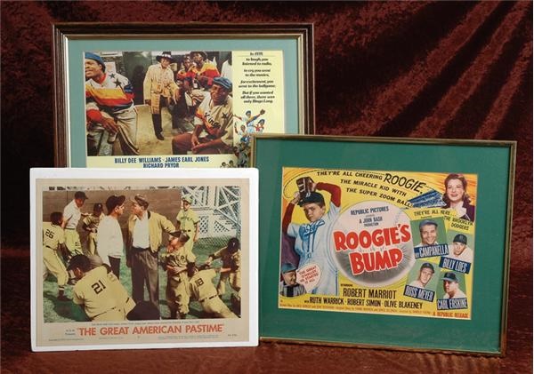 Ernie Davis - Large Collection of Sports Related Lobby Cards (286)