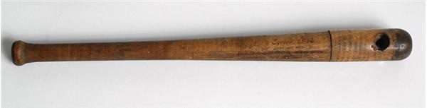 Ernie Davis - 1913 World Series Souvenir Bat Whistle From The Polo Grounds