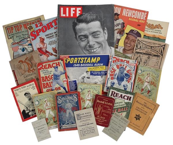Ernie Davis - Massive Baseball Publications Collection (400+)