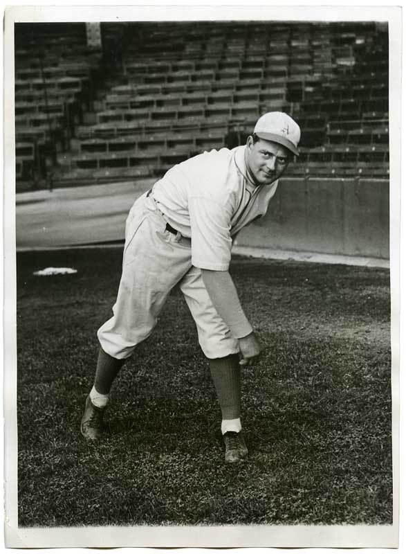 1931 Waite Hoyt Philadelphia Athletics Photograph.