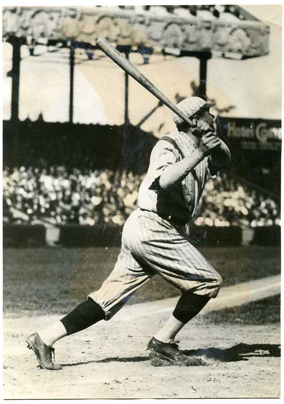 Famous 1927 Babe Ruth Baseball Photograph