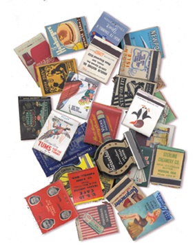 Smoker's Collectibles - Incredible 1930's-40's Matchbook Collection