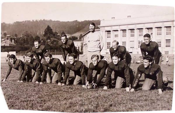 1925 University of California Wonder Team Football Photograph