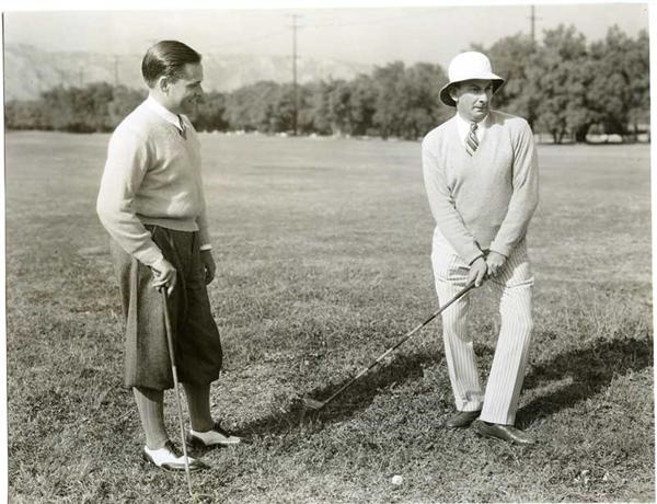 1931 Bobby Jones - Leon Errol Golf Photograph