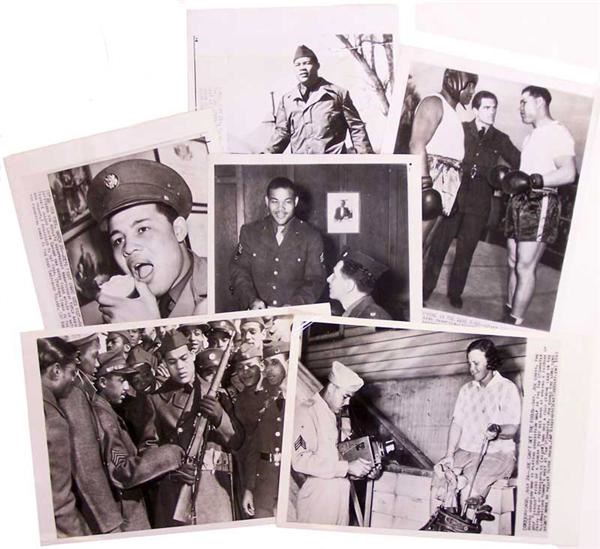 Memorabilia - Joe Louis in the Military Oversized Photographs (6)