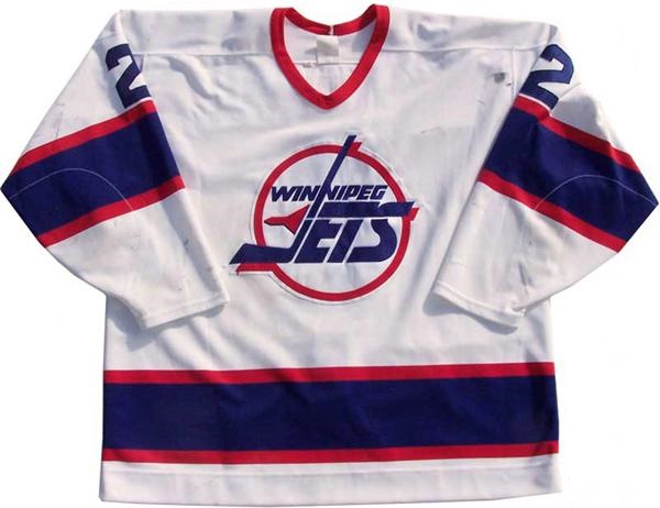 1994-95 Winnipeg Jets Game Used Jersey Neil Wilkinson